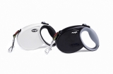 PongoPet Retractable Dog Leash in Black White Color.